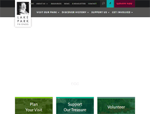 Tablet Screenshot of lakeparkfriends.org